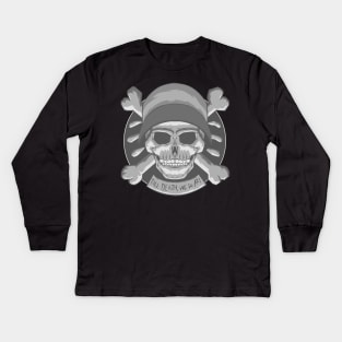 Skull: Till Death We Do Art Kids Long Sleeve T-Shirt